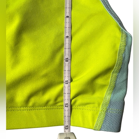 Champion Power Core Neon Green and Blue Sports Bra, XL - Picture 8 of 9